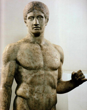 The Doryphoros sculpture